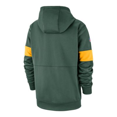 nike therma hoodie green