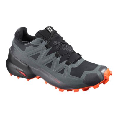 mens black trail running shoes