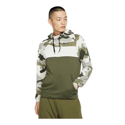 nike dry men's camo training hoodie