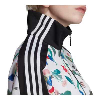 adidas originals women's bellista floral track jacket