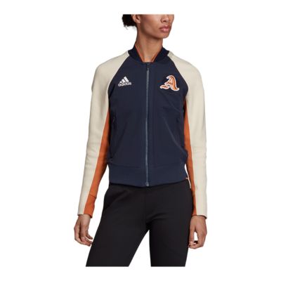 adidas varsity jacket womens