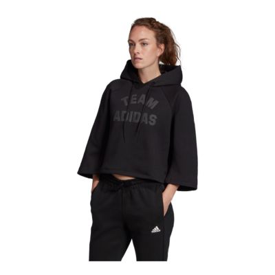 adidas velour hoodie women's