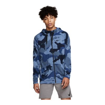 nike blue camo hoodie