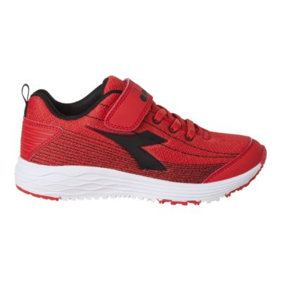 red diadora shoes