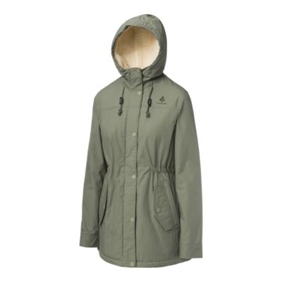 sherpa lined coat womens