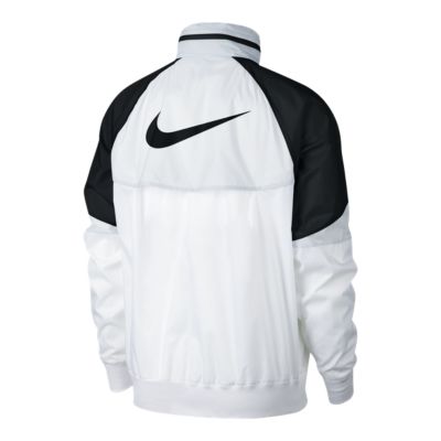 nike windrunner white black wolf grey