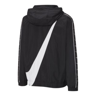 nike taped woven long jacket