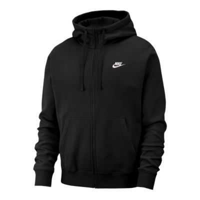 nike sportswear men's club bb full zip hoodie