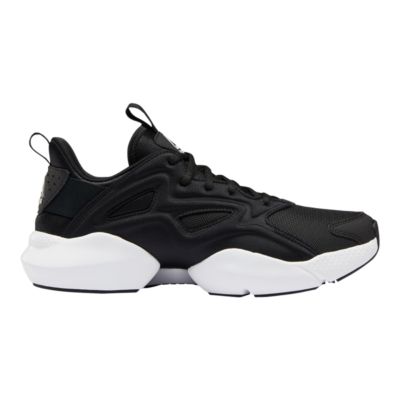 reebok shoes black white