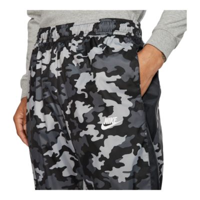 nike camo woven track pants