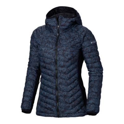 columbia women's powder pass hooded jacket