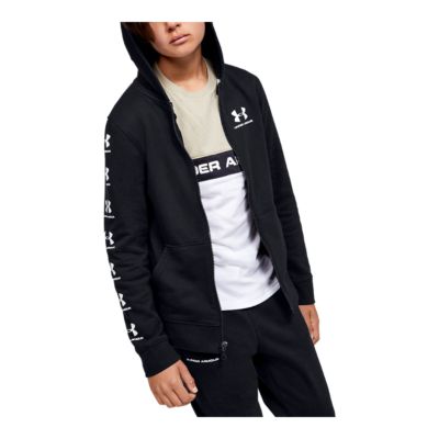 boys under armour zip hoodie