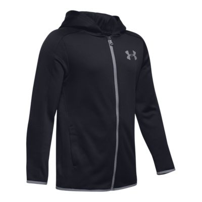 under armour boys full zip fleece hoodie