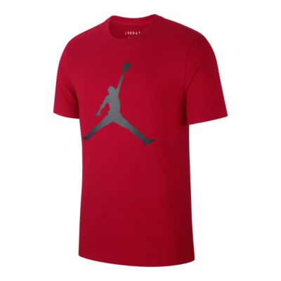 jordan shirt red and black