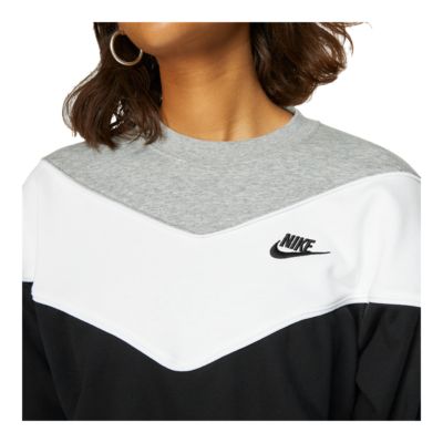 nike heritage sweatshirt black