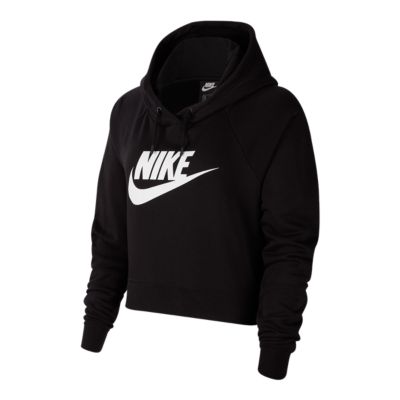 nike womens crop hoodie