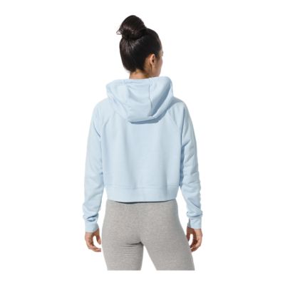 nike women's sportswear essential cropped hoodie