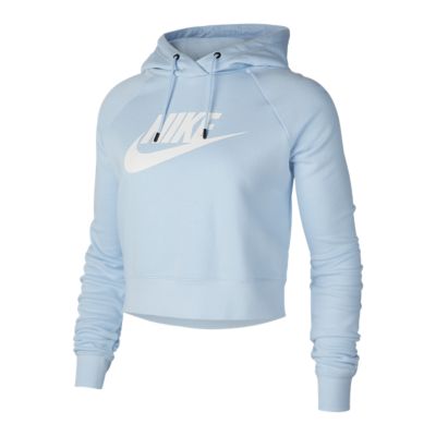 nike women's cropped sweatshirt