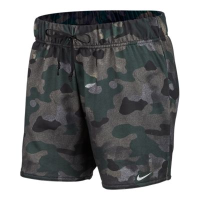 nike dry women's rebel attack camo shorts