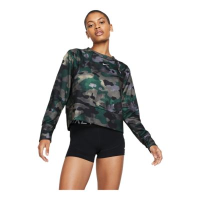 nike camo shirt womens