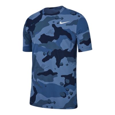 nike blue camo t shirt