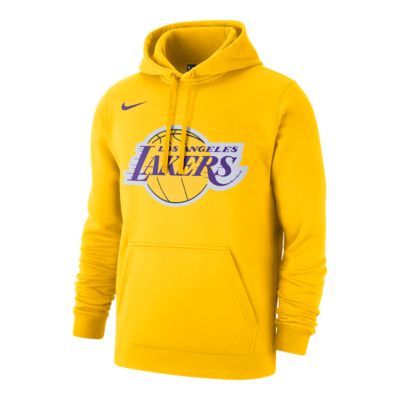 lakers hoodie nike black