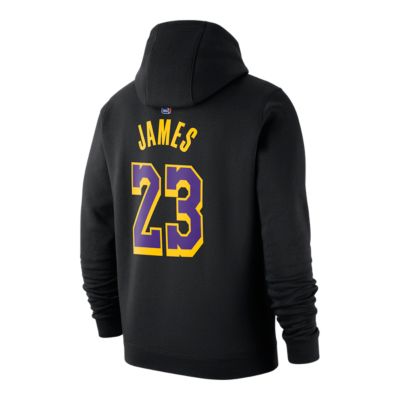 lakers hoodie black