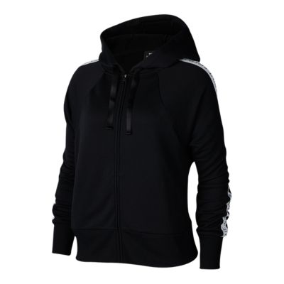 nike elite stripe full zip hoodie