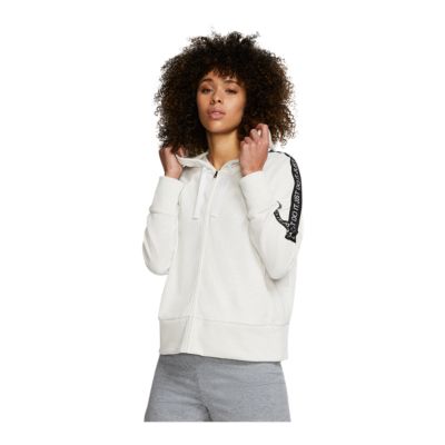 white nike zip hoodie