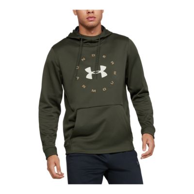 under armour green pullover