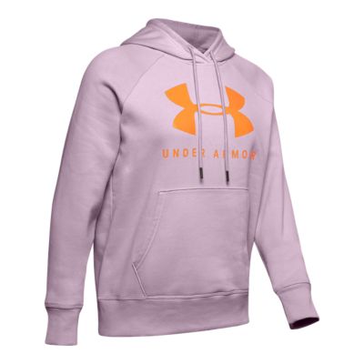 under armour women's rival fleece big logo hoodie