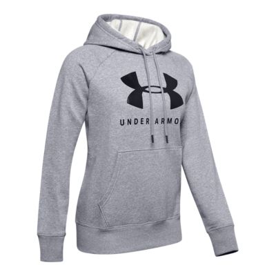 grey under armour hoodie