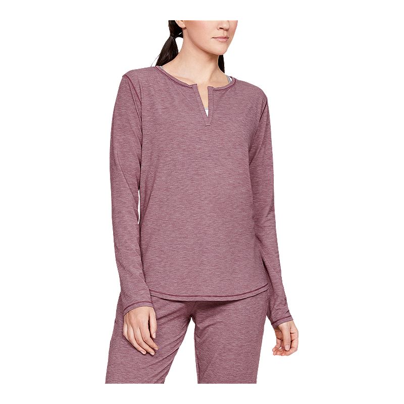 Under Armour Women's Recovery Sleepwear Long Sleeve Shirt - Level Purple |  Sport Chek