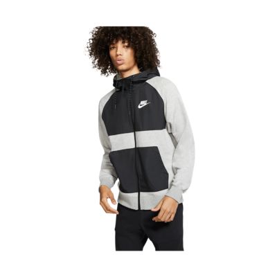 nike dry overlay full zip hoodie