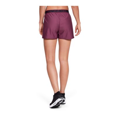 under armour purple shorts
