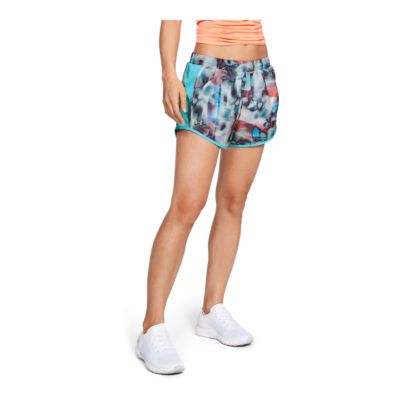 womens under armour fly by running shorts