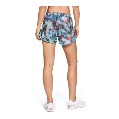 under armour fly by printed shorts