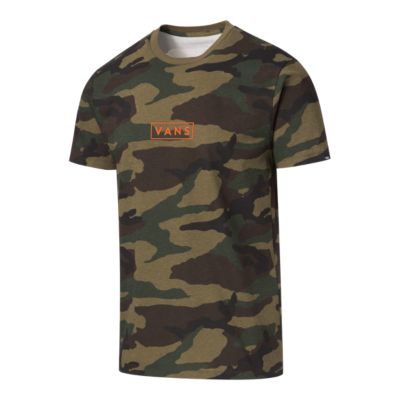 orange camo vans shirt