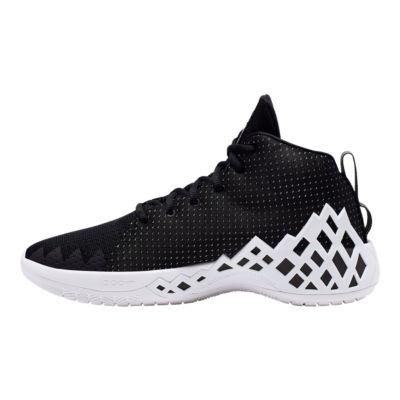 black and white jordan basketball shoes