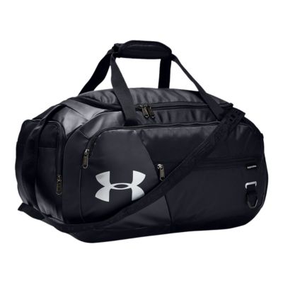 under armour duffle bag black