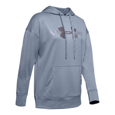 under armour women's armour fleece big logo hoodie