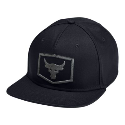 Stength Snapback Hat - Black/Pitch Grey 