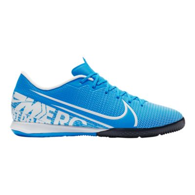 nike mens shoes blue and white