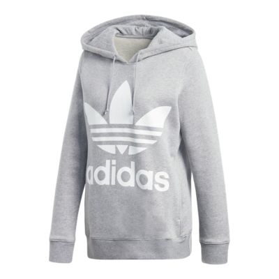 ladies grey adidas sweatshirt