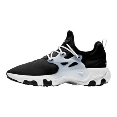 nike black and pink presto react sneakers