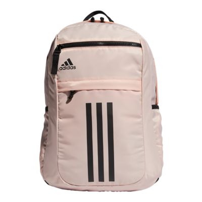 adidas grey and pink backpack