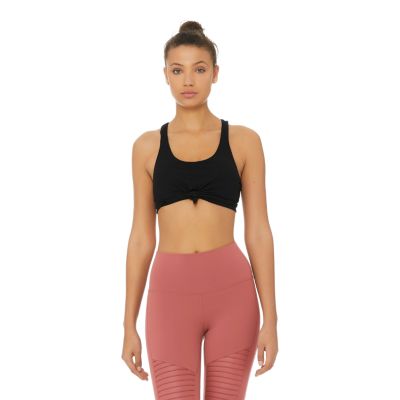 alo knot sports bra