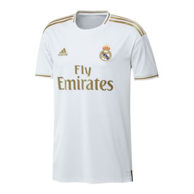 real madrid white and gold jersey