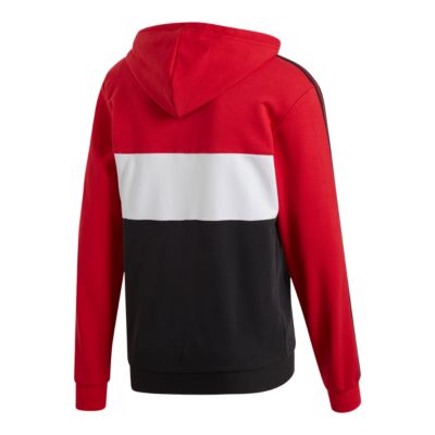 adidas black red hoodie