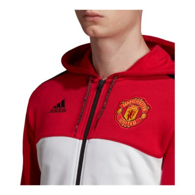 adidas hoodie red mens